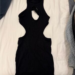 Black Cutout Bodycon Dress